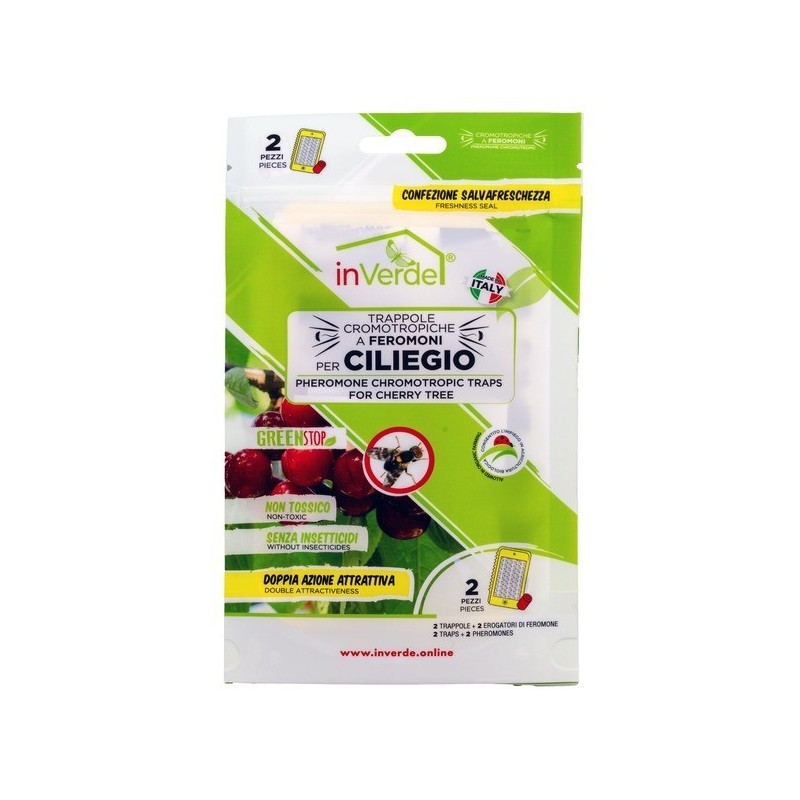 InVerde Chromotropic Sticky Trap for Cherry Trees InVerde Chromotropic Sticky Trap for Cherry Trees