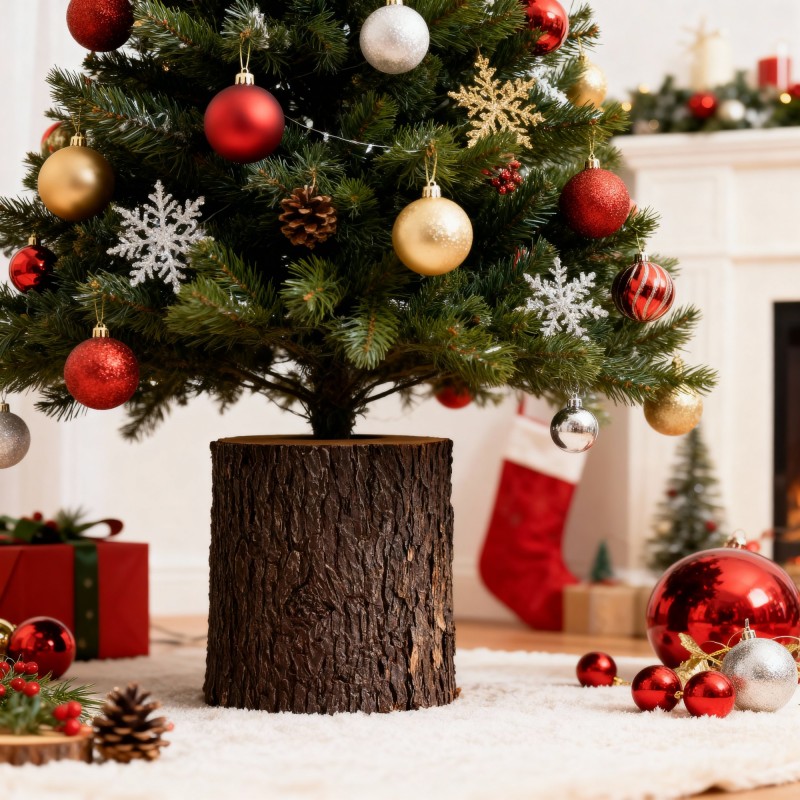 Base de tronc pour sapin de Noël h210-270 cm 35x45h