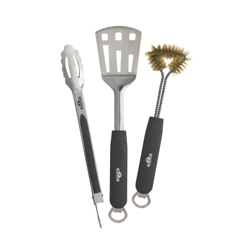 Ensemble de 3 ustensiles de barbecue en acier inoxydable Napoleon cod. 70024