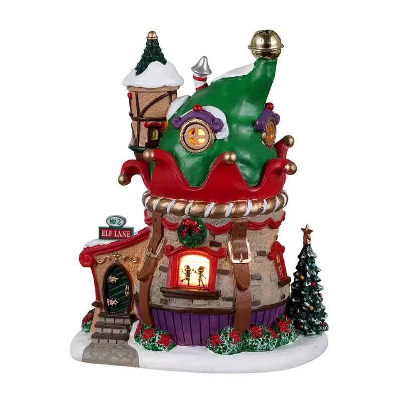 Pack Lemax Elf Village Deluxe avec neige gratuite