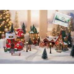 Pack Lemax Elf Village Lemax avec neige gratuite