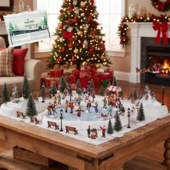 Pack Deluxe Lemax Skating avec neige gratuite