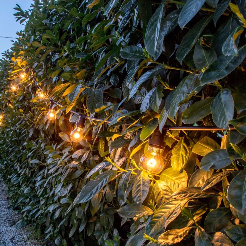 Party Light Chain with 8 Extendable E27 5m Lampholders Party Light Chain with 8 Extendable E27 5m Lampholders