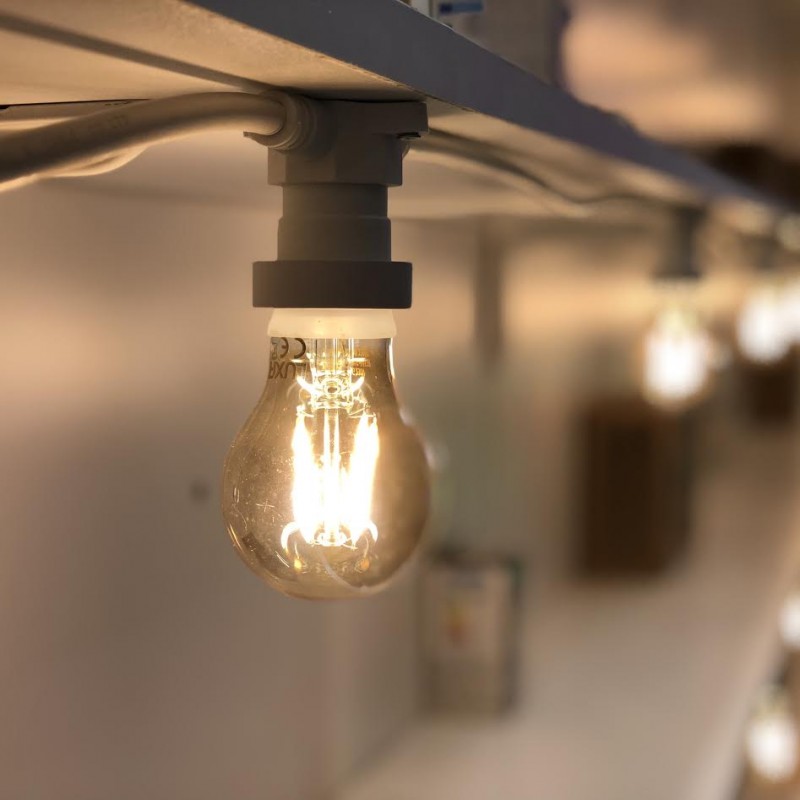 Ampoule E27 Goutte Vintage Ø 60 Blanc Chaud 4W