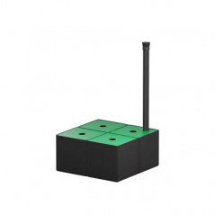 Réservoir d’eau extérieur Herstera pour pots carrés 25 L