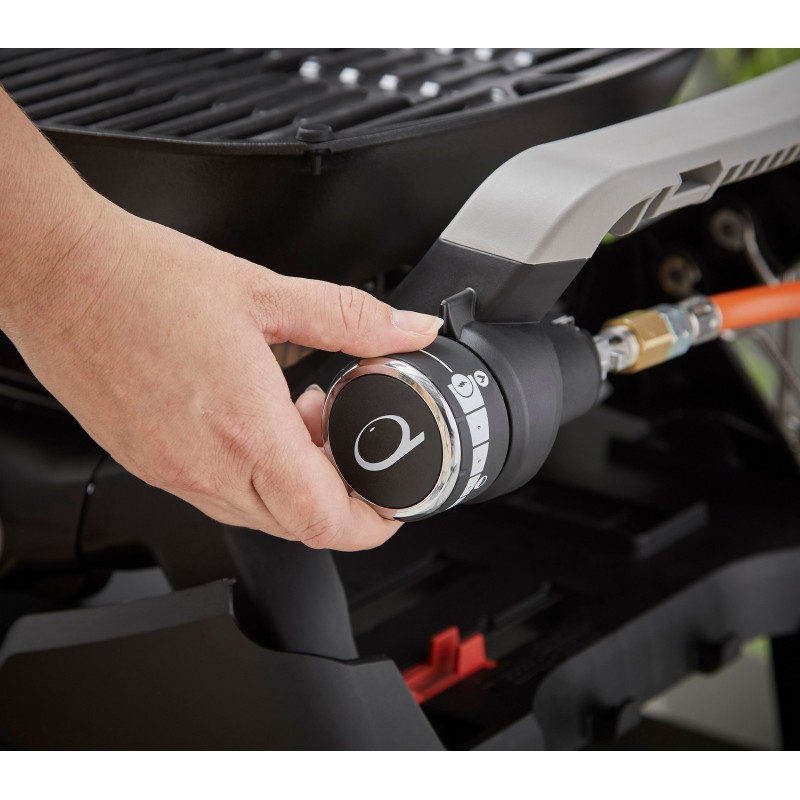 Barbecue Weber à Gaz Q1200N Rouge Flamme Réf. 1502340