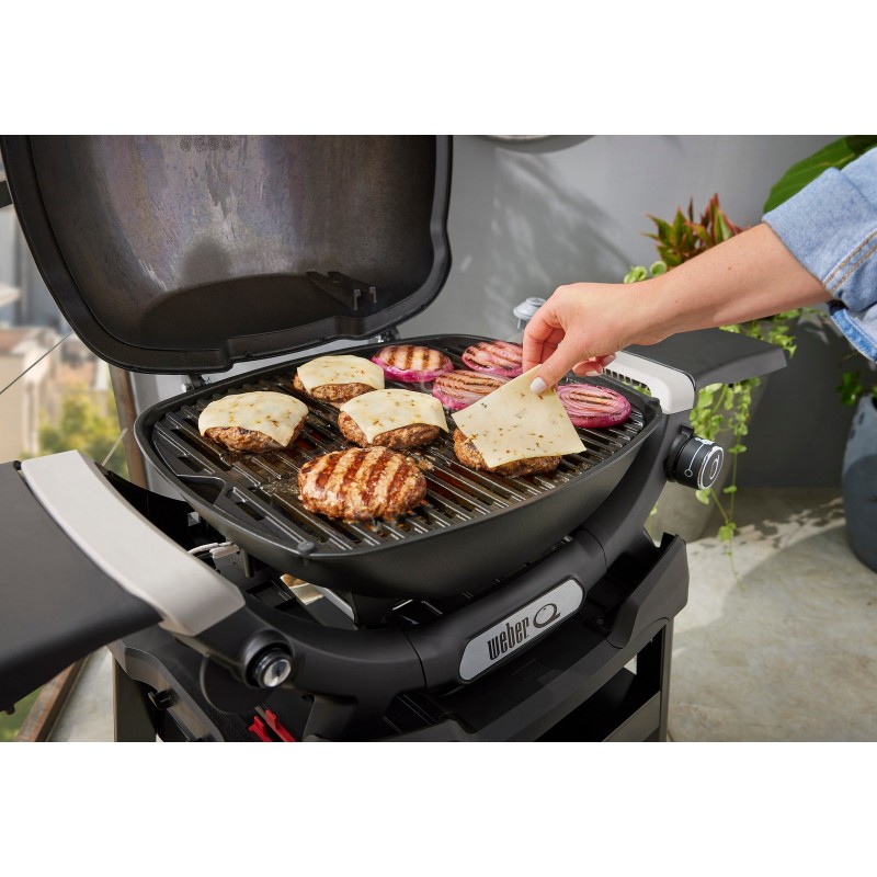 Barbecue Weber à Gaz Q1200N Rouge Flamme Cod. 1502340