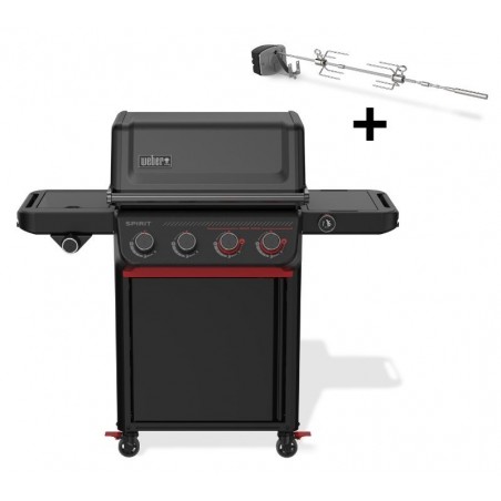 Barbecue Weber à Gaz Spirit EPX-435R Édition Stealth Réf. 1502160
