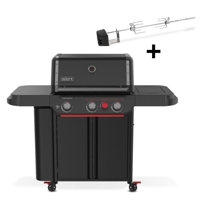 Barbecue Weber à Gaz Genesis E-330WR Édition Stealth Réf. 1502305