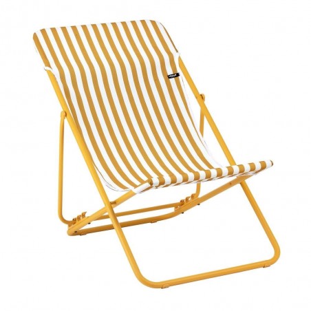 Transat Pliant MAXI TRANSAT LaFuma LFM5393 Rayure Miel