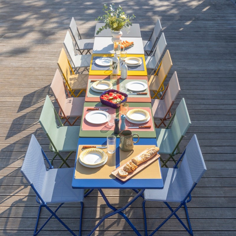 Table de Jardin Pliante BALCONY 70x70 cm LaFuma LFM5357 Miel/Miel