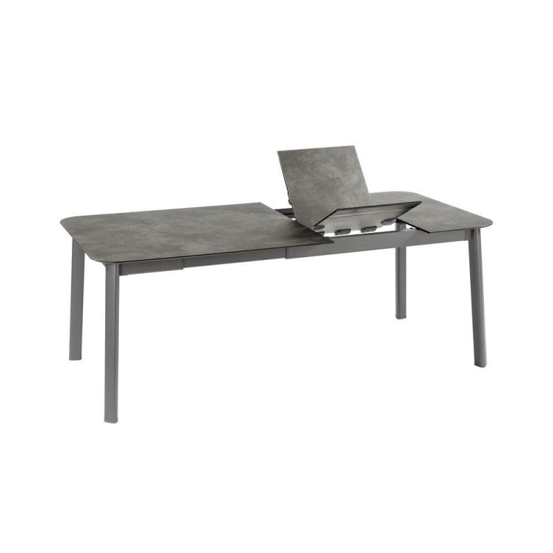 Table de jardin extensible ORON 100 x 154 - 200 cm LaFuma LFM5399 Fusain/Titane Table de jardin extensible ORON 100 x 154 - 200 cm LaFuma LFM5399 Fusain/Titane