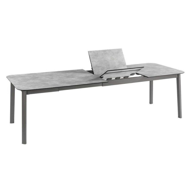 ORON Extendable Garden Table 100 x 200-260 cm LaFuma LFM5402 Cement/Titanium