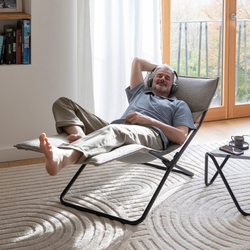 Chaise Longue d’Intérieur TRANSALOUNGUE LaFuma LFM5397 Cendre