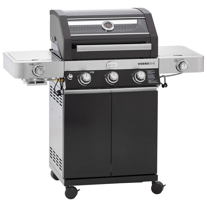 Barbecue Rösle à gaz VIDERO G3-S Vario+ Noir cod. 250530