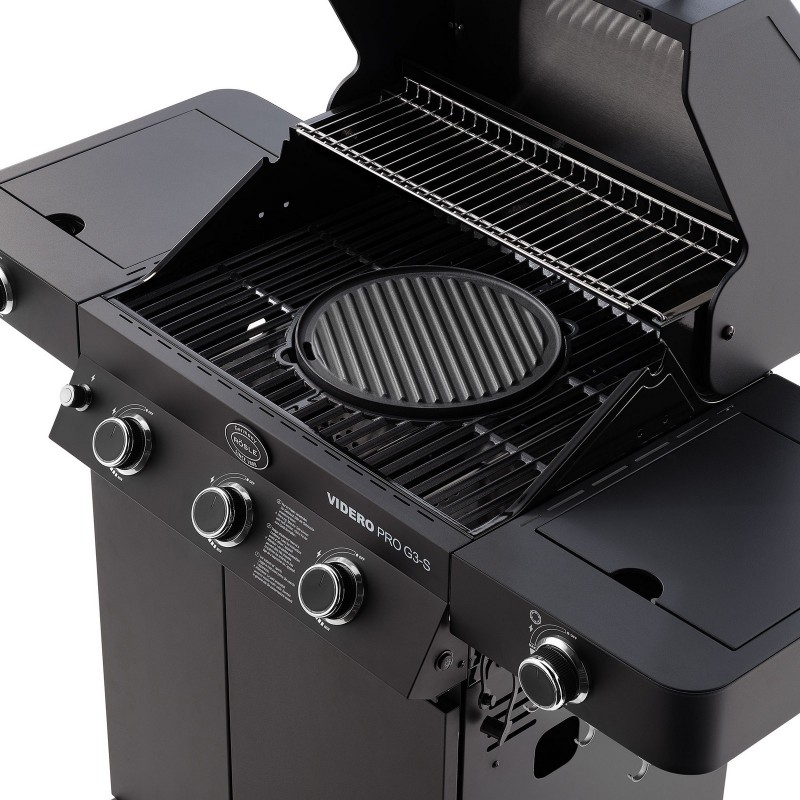 Rösle Gas Barbecue Station VIDERO PRO G3-S Vario+ Matte Black cod. 250576