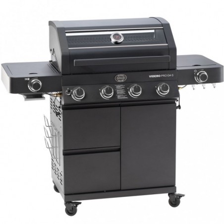 Rösle Gas Barbecue Station VIDERO PRO G4-S Vario+ Matte Black cod. 250577