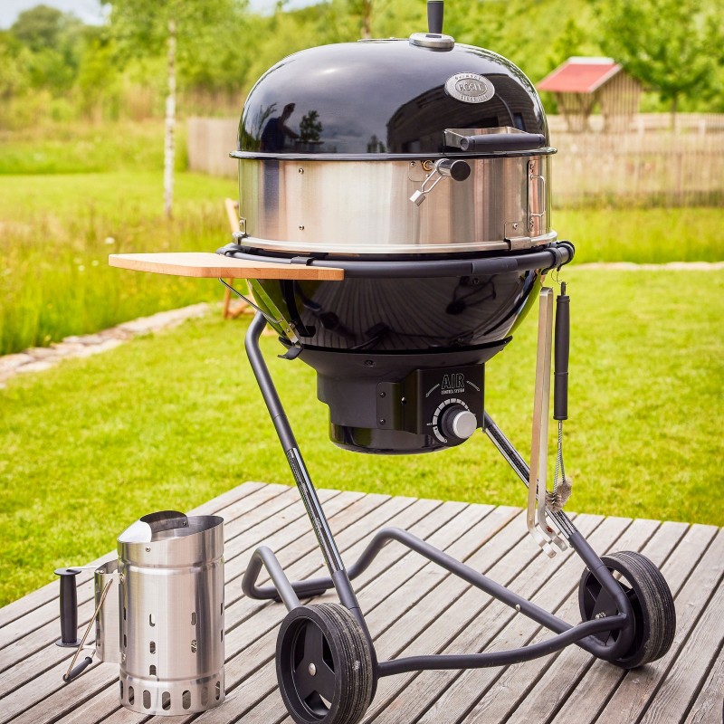 Barbecue Rösle à charbon Kettle N. 1 F60 AIR PRO Vario+ Ø 60 Noir Mat cod. 250590