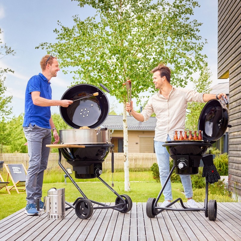 Barbecue Rösle à charbon Kettle N. 1 F60 AIR PRO Vario+ Ø 60 Noir Mat cod. 250590