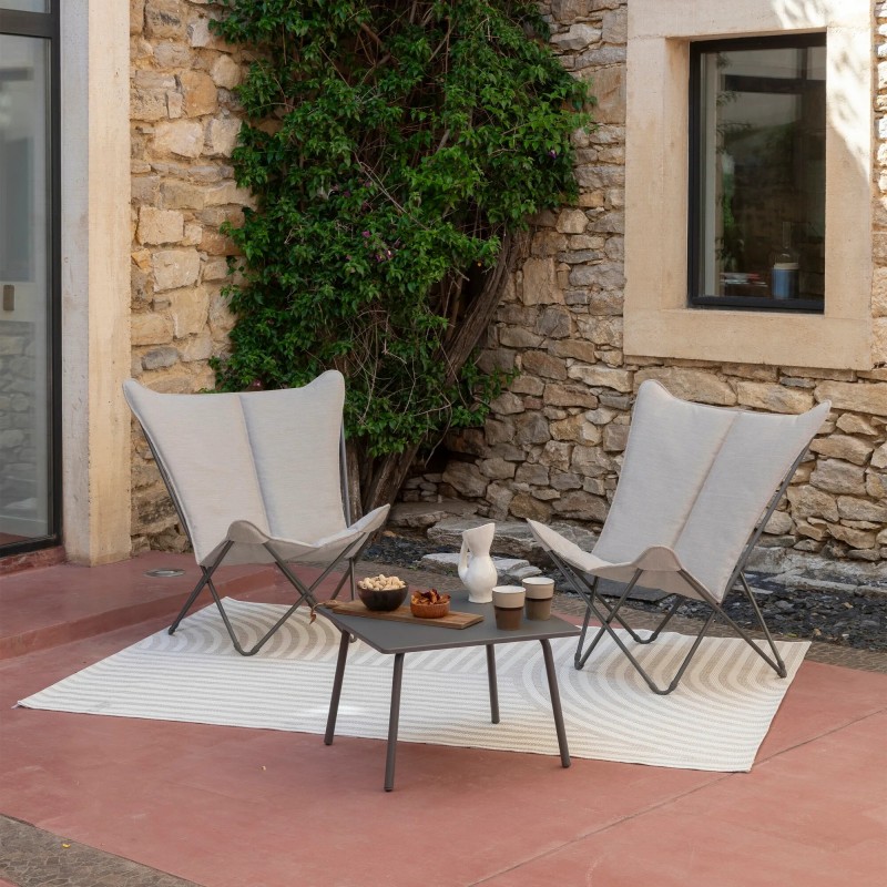 Tapis NIKSEN pour extérieur 160 x 230 cm LaFuma LFM5406 Beige Tapis NIKSEN pour extérieur 160 x 230 cm LaFuma LFM5406 Beige