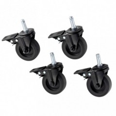 Premium Rösle Wheels for BBQ Videro Set of 4 cod. 250444
