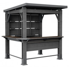 Keter BAR Signature Gazebo Walnut