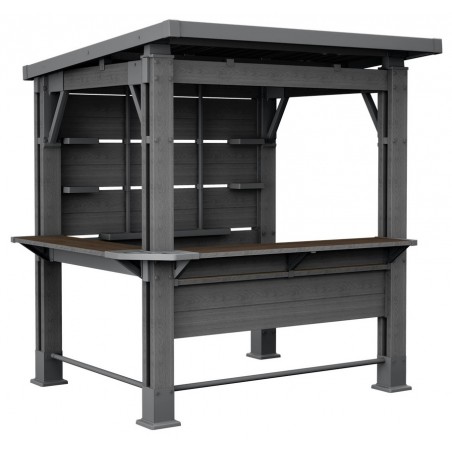 Keter BAR Signature Gazebo Walnut