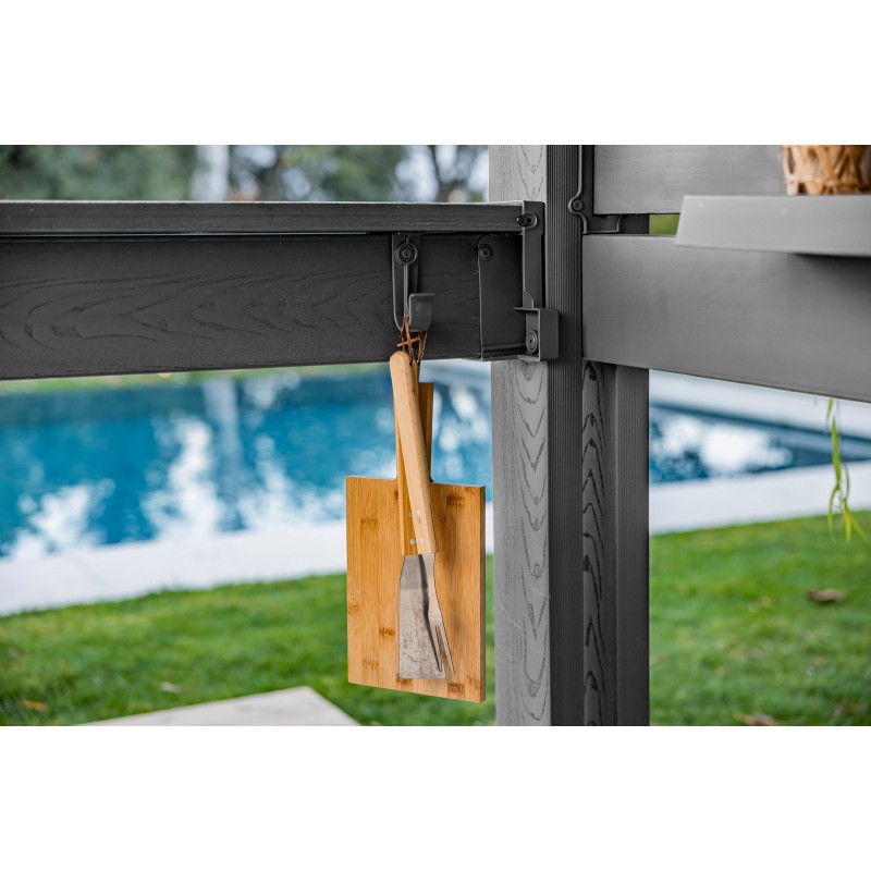 Keter BAR Signature Tonnelle Walnut