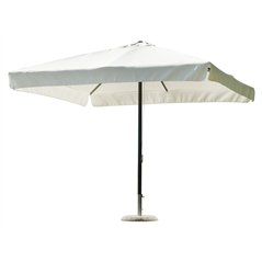 Ombrellone In Alluminio con Palo Centrale 3x3 mt Ecru' - Antracite