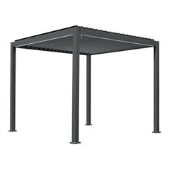 Pergola Arizona In Alluminio 3x3 mt Antracite