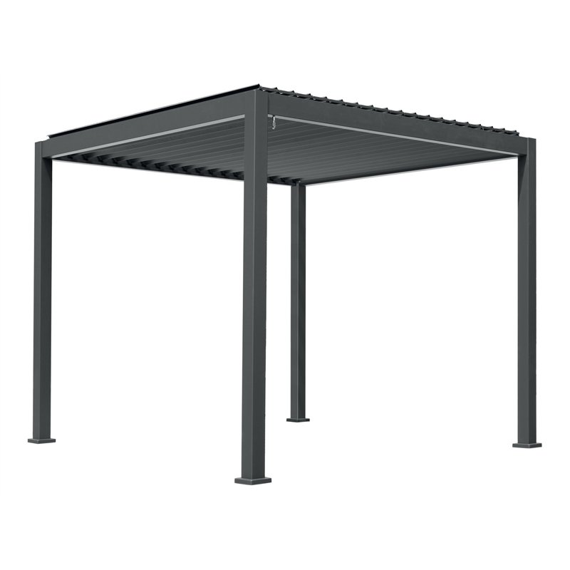 Pergola Arizona en aluminium 3x3 m anthracite Greenwood