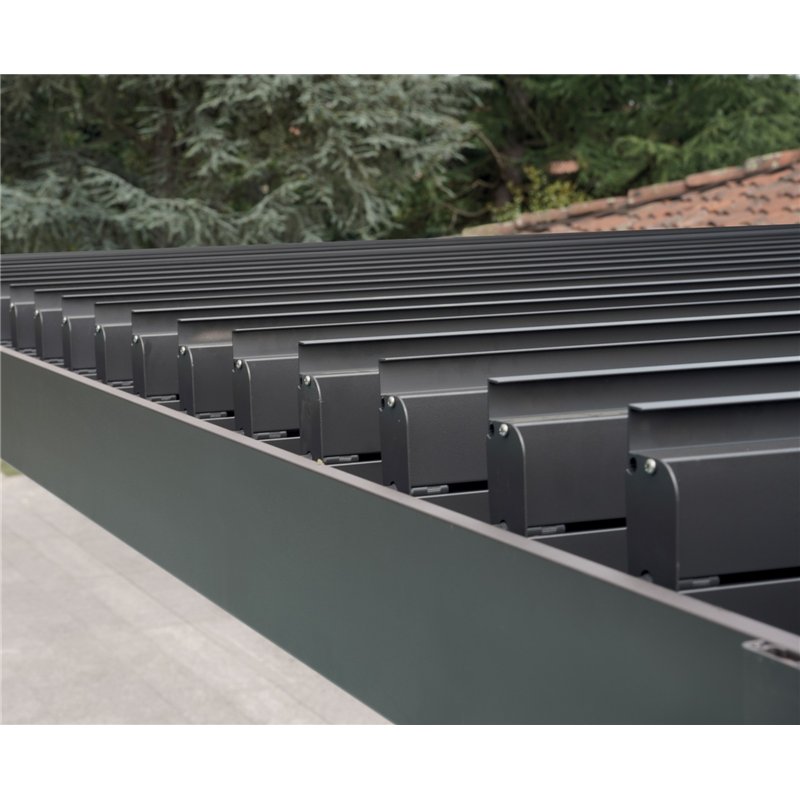 Greenwood Arizona Pergola in Aluminum 3x3 mt Anthracite