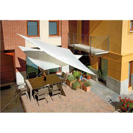 Vela Triangolare 5x5x5 mt Ecru'