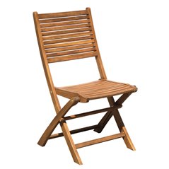Sedia Pietrasanta In Acacia - Pieghevole