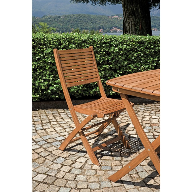 Greenwood Pietrasanta Acacia Garden Garden Chair without Armrests - Folding