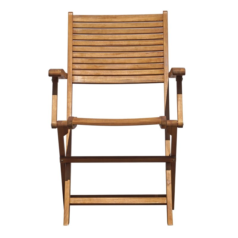 Greenwood Pietrasanta Acacia Garden Garden Chair with Armrests - Folding