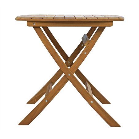 Tavolo Piombino In Acacia 80x80 cm - Pieghevole