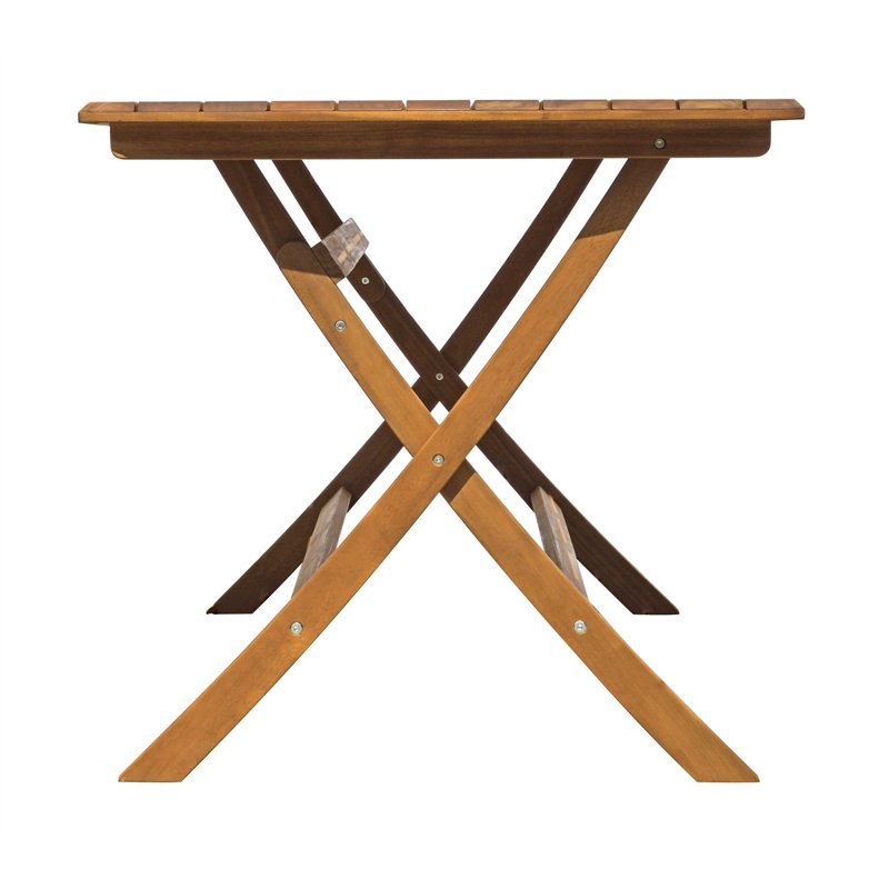 Greenwood Castiglione Acacia Garden Table 140x80 - Folding