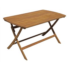 Greenwood Castiglione Acacia Garden Table 140x80 - Folding