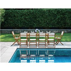 Tavolo Donoratico In Acacia 180/240x90 - Allungabile
