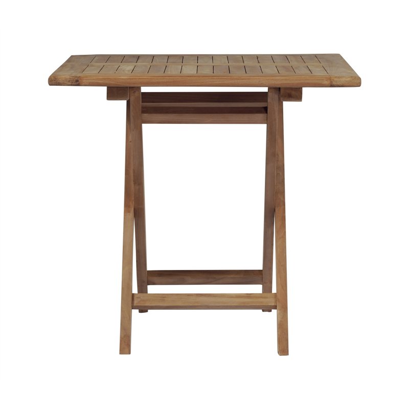 Greenwood Vulcano Teak Garden Table 80x80 cm - Folding