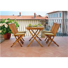 Tavolo Lipari In Teak 120x70 - Pieghevole