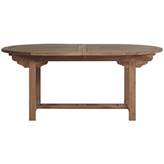 Tavolo Alicudi In Teak 180/240x120 - Allungabile