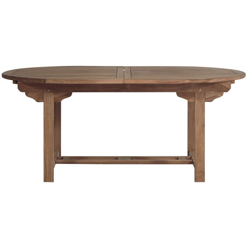 Greenwood Alicudi Teak Extendable Garden Table 180/240x120 cm