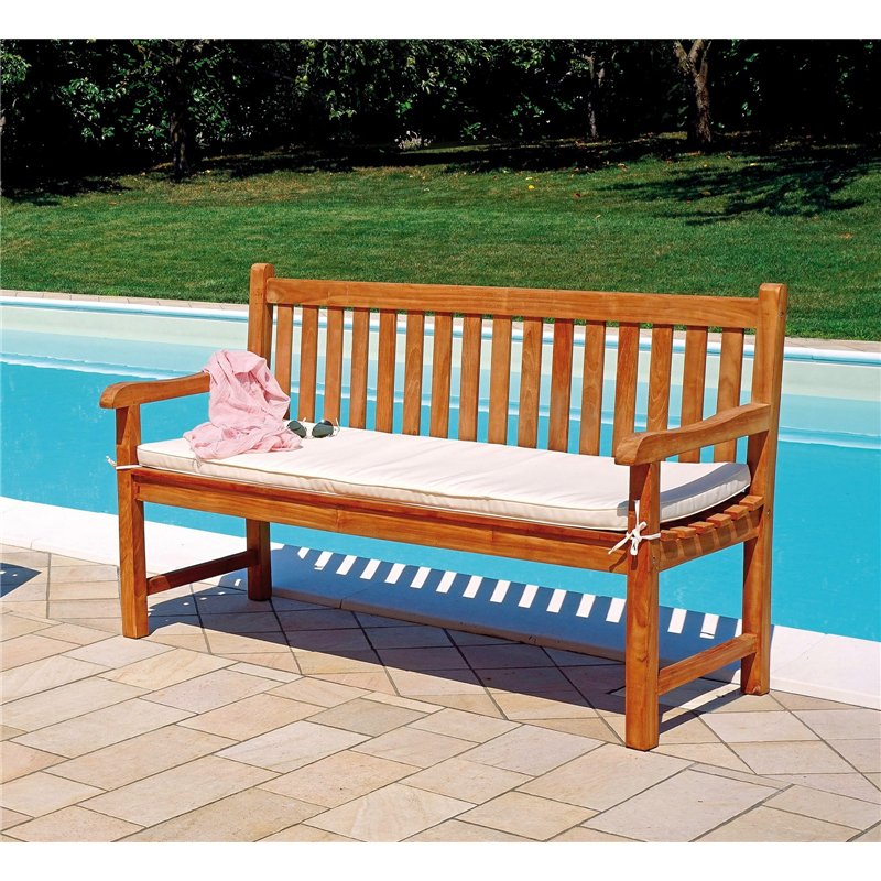 Greenwood Lampedusa Three-Seater Teak Bench