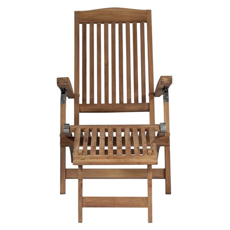 Poltrona Steamer In Teak - Con Cuscino