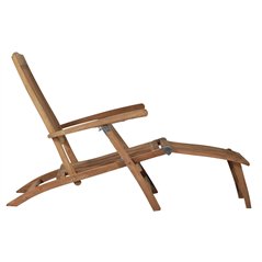 Greenwood Teak Steamer Garden Chair - With Cushion