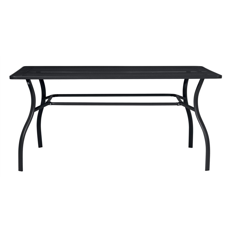 Greenwood Ameno Iron Table 160x100 - Anthracite