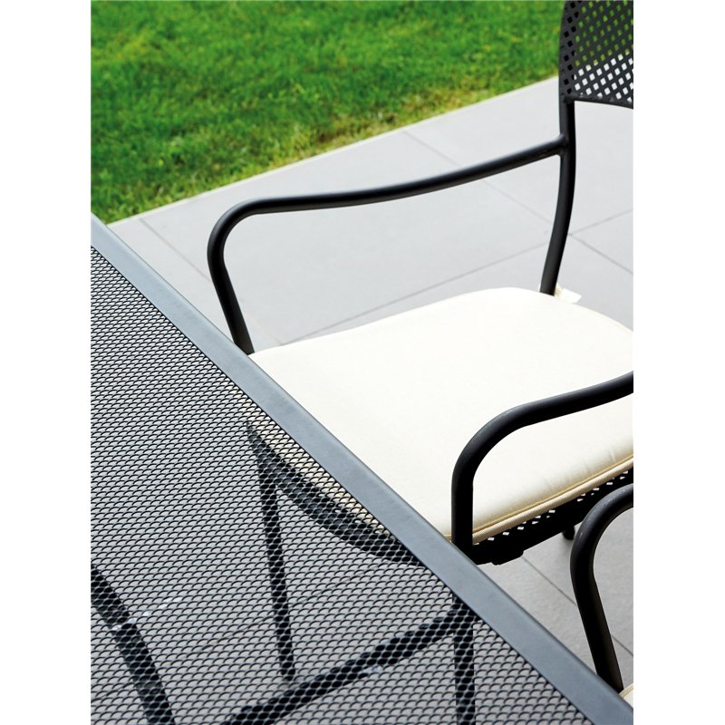Greenwood Ameno Iron Garden Table 160x100 - Anthracite