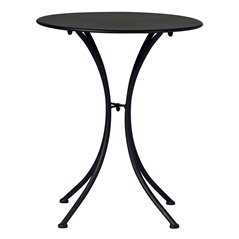 Tavolo Stresa In Ferro Ø60 cm - Nero